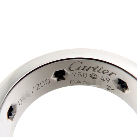 CARTIER Authentic Silver Love Ring #49 - Picture 5 of 10